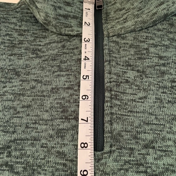 SOLD on another Platform! Lands End Women Fleece Green OEKO-TEX Quarter Zip 3X - Picture 8 of 10